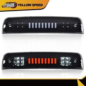 [3D LED BAR] 3rd Third Brake Light Black Cargo Lamp Fit For 2009-2017 Dodge Ram