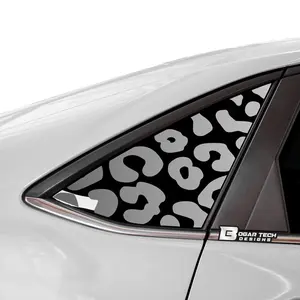 Animal Leopard Cheetah Cow Window Vinyl Decal Stickers Fits Volkswagen Jetta 2019-2026