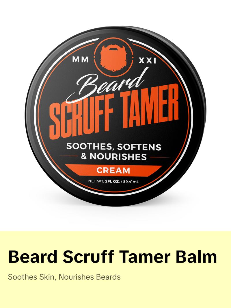 Wild Willies Beard Scruff Tamer - Original Product for Beard Care and Comfort. Moisturize your under beard!