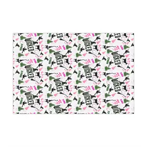 Wicked Wrapping Paper Rolls: Elphaba and Galinda Inspired - Wicked Christmas Wrapping Paper - Glam Green Gift Wrap for Christmas & Birthday Presents - Christmas Holiday Paper - Gift For Her - Wrapping For Every Seasons