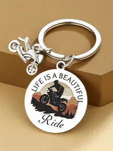 Motorcycle Gifts for Men, Cool Motorcycle Keychain, Biker Accessories, Gift for Cyclists, Father's Day Present, Motor Cycle Rider Souvenir