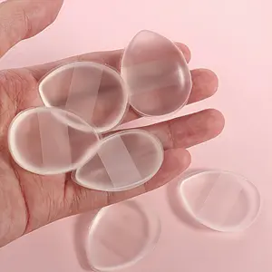 4Pcs Mini Thumb Powder Puffs, Q-Bounce Finger Puffs, No Absorb Foundation, Ideal for Liquid Foundation & Concealer