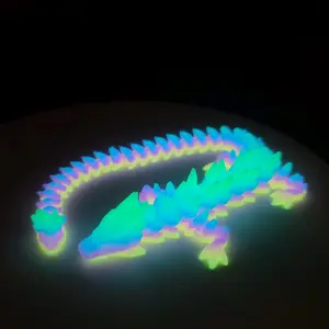 Gemstone Dragon 3d Print 15 inch gemstone dragon Decor