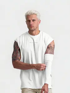 Men's Sleeveless Tank Top Summer Casual Loose Fit Breathable Sports Vest, Comfortable Lightweight Gym Wear, Stylish Daily