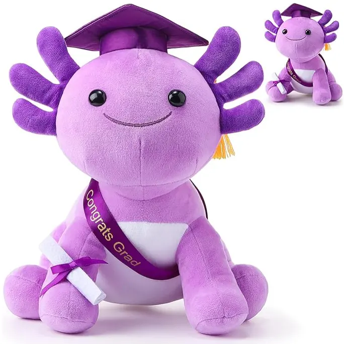 Plush Salamander - Purple