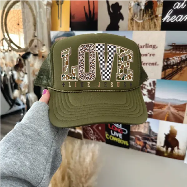 LOVE LIKE JESUS - UNISEX TRUCKER HAT