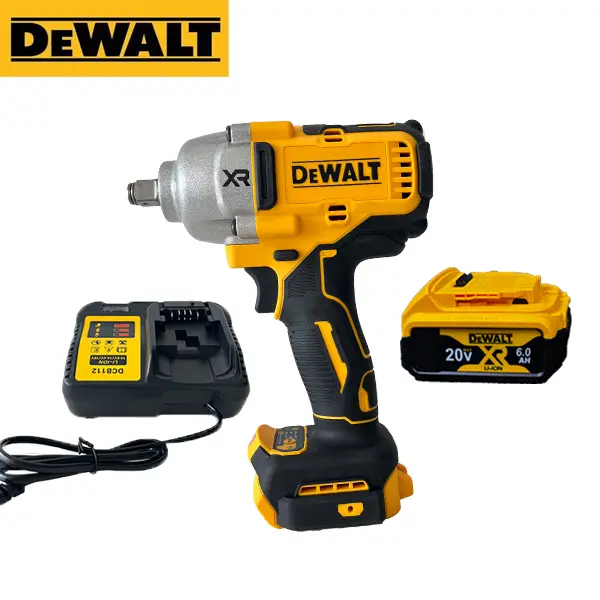 DEWALT 20V MAX XR Cordless High-Torque Impact Wrench, 1/2 in Drive, 900 Nm High Torque Power for Auto Repair, Garage & Heavy Duty Bolts Dual-Purpose electric kit