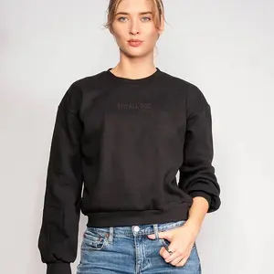 "IT'S ALL GOD" Cropped Crewneck