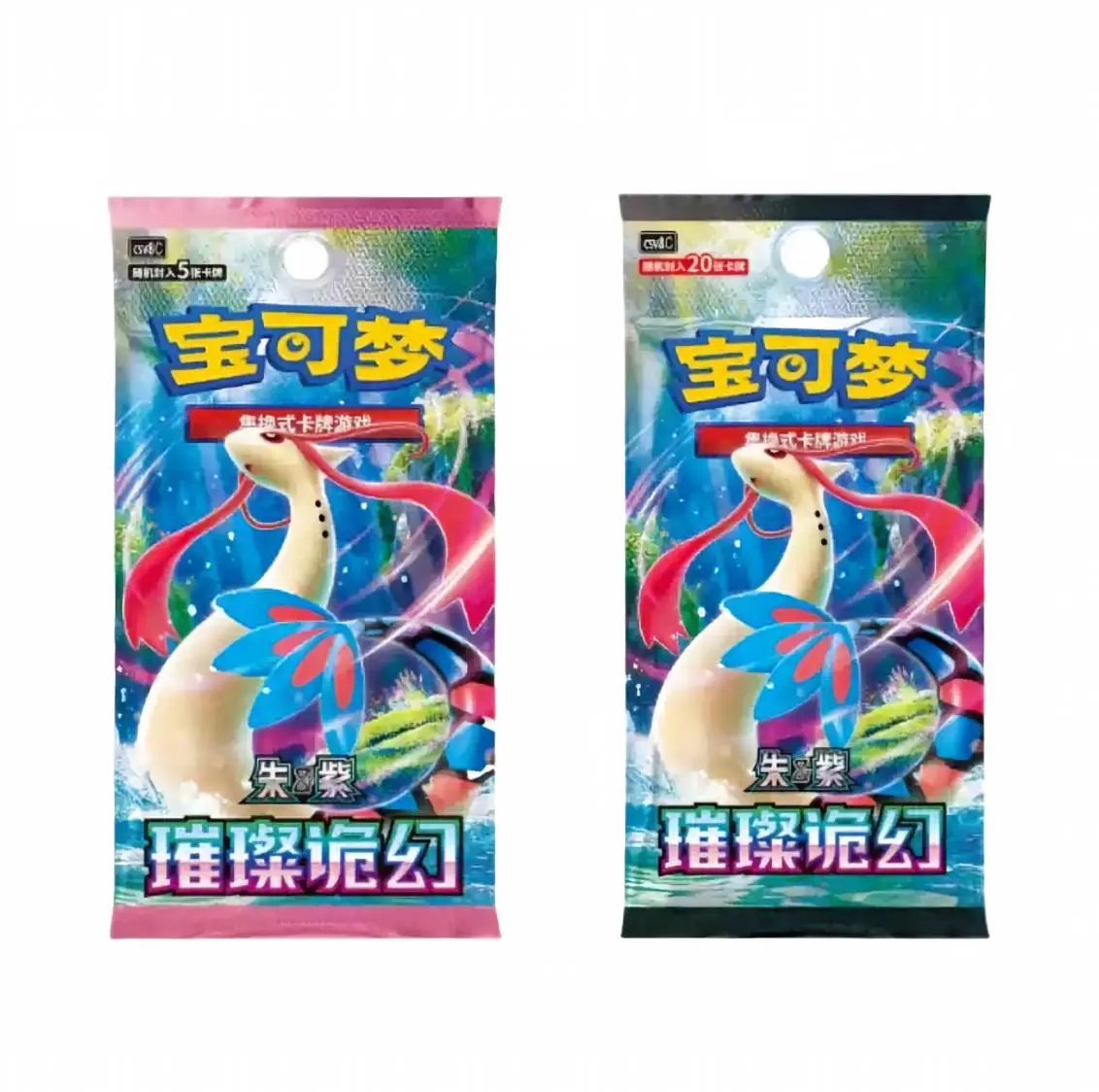 [CN] PTCG CSV8C Sparkling Fantasy Jumbo & Slim Booster Pack & Box Sealed
