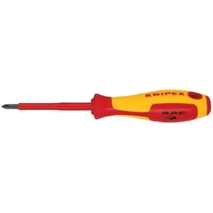 KNIPEX (98 24 01) Phillips Screwdriver, 3-1/4"-1000V Insulated, P1
