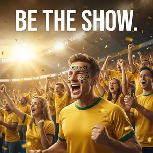 6 Sets 2026 Usa Canada Mexico World Cup Football Makeup Face Stickers, Cheering Crowd Tattoo Decals, Stadium Fan Accessories