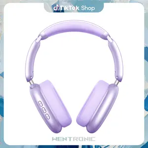 Wentronic Y02 Electronic Over-Ear Wireless Headset - Hybrid Active Noise Cancellation, 60H Playtime, Hi-Res Audio, Foldable Design, Soft Earpads, Built-in Mic Compatible with iOS/Android