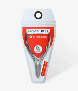 Staleks Cuticle Nipper Classic 12 5 mm Half Jaw Precision Tool for Grooming with Metal Construction Nail Art Manicure