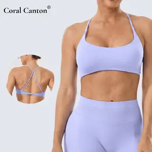 Coral Canton Sports Bra SummerVibes
