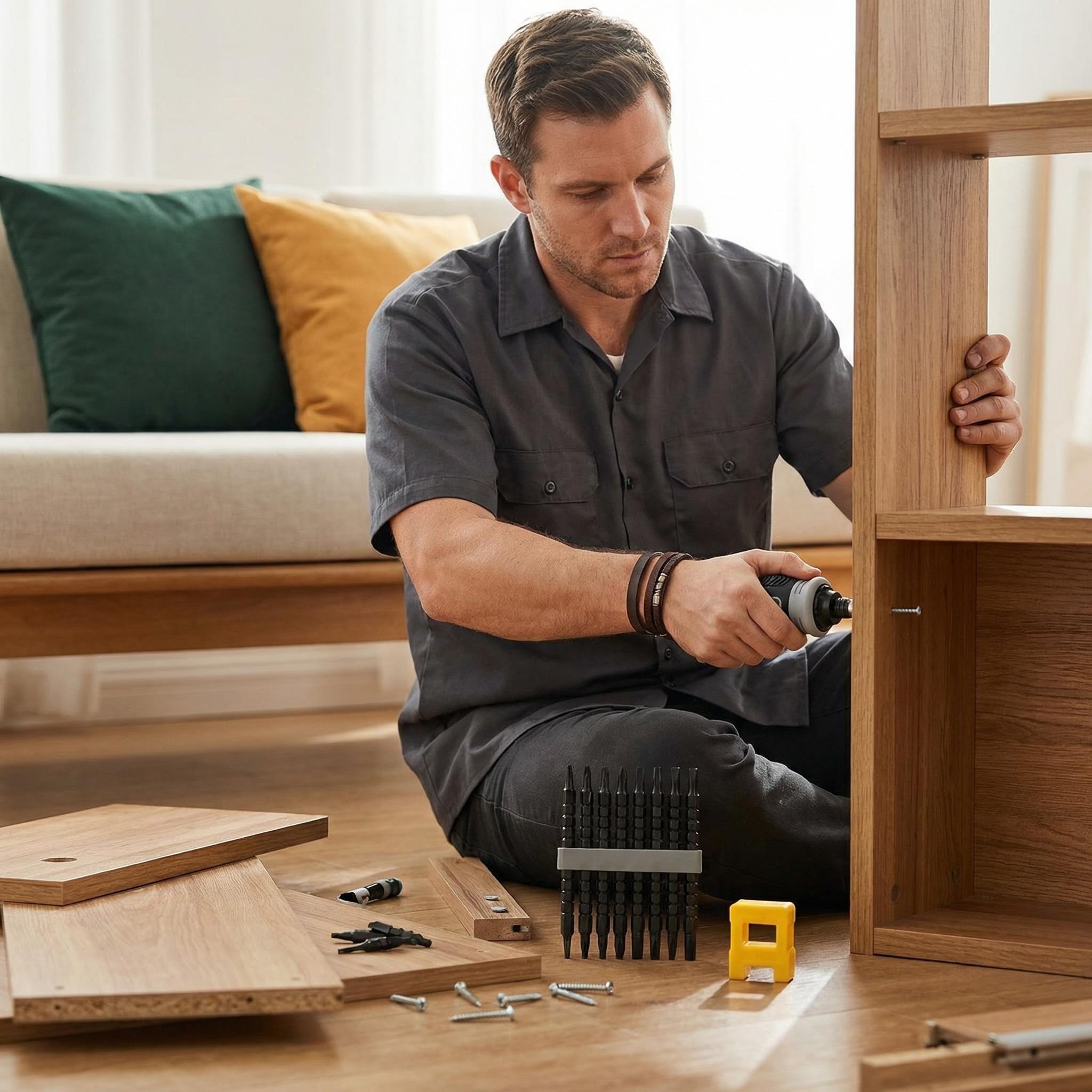 Ratchet Screwdriver 13-Piece Set+Magnetizer,CR-V Bits,Fast ReverseShort ratchet screwdriver CR-V hardened hard dual-purpose screwdriver head Telescopic dual-purpose screwdriver cross Slotted screwdriver head Screwdriver powerful magnetic multi-function