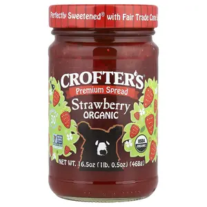 Crofter's Organic Organic Premium Spread, Strawberry, 16.5 oz (468 g)