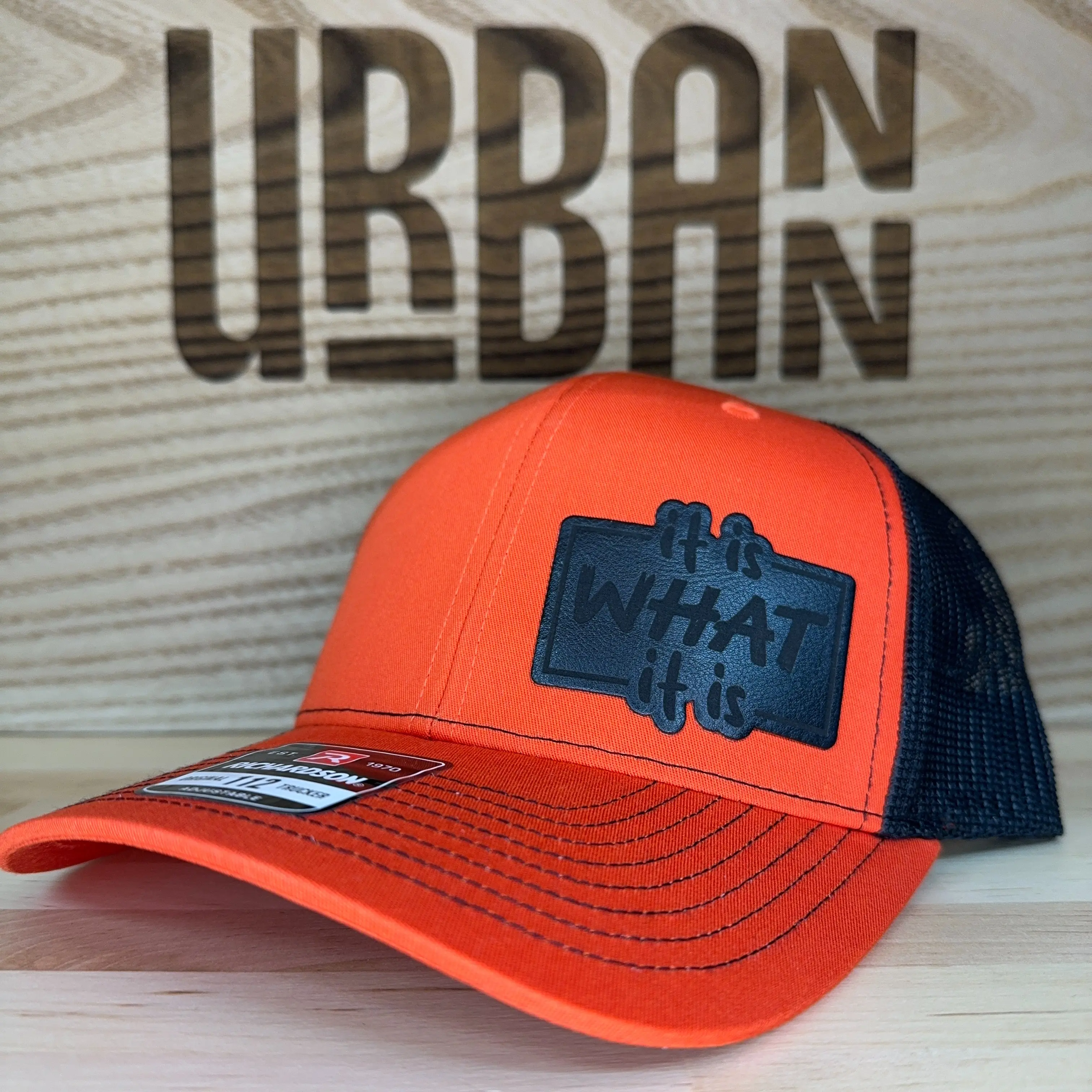 Orange/Black with Black Patch (very subtle)