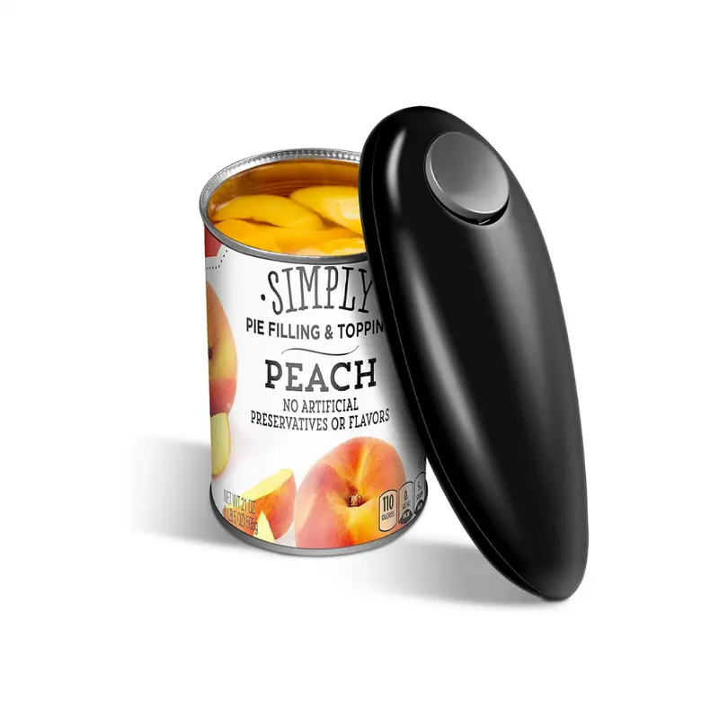 1-Touch Electric Can Opener - Smooth Cutting Edges, Simple Easy-To-Turn Knob, Can Opening Tool for All Can Sizes, Kitchen Appliances, Gift Idea for Seniors with Arthritis (Indoor Recreation Kitchen Gadgets)