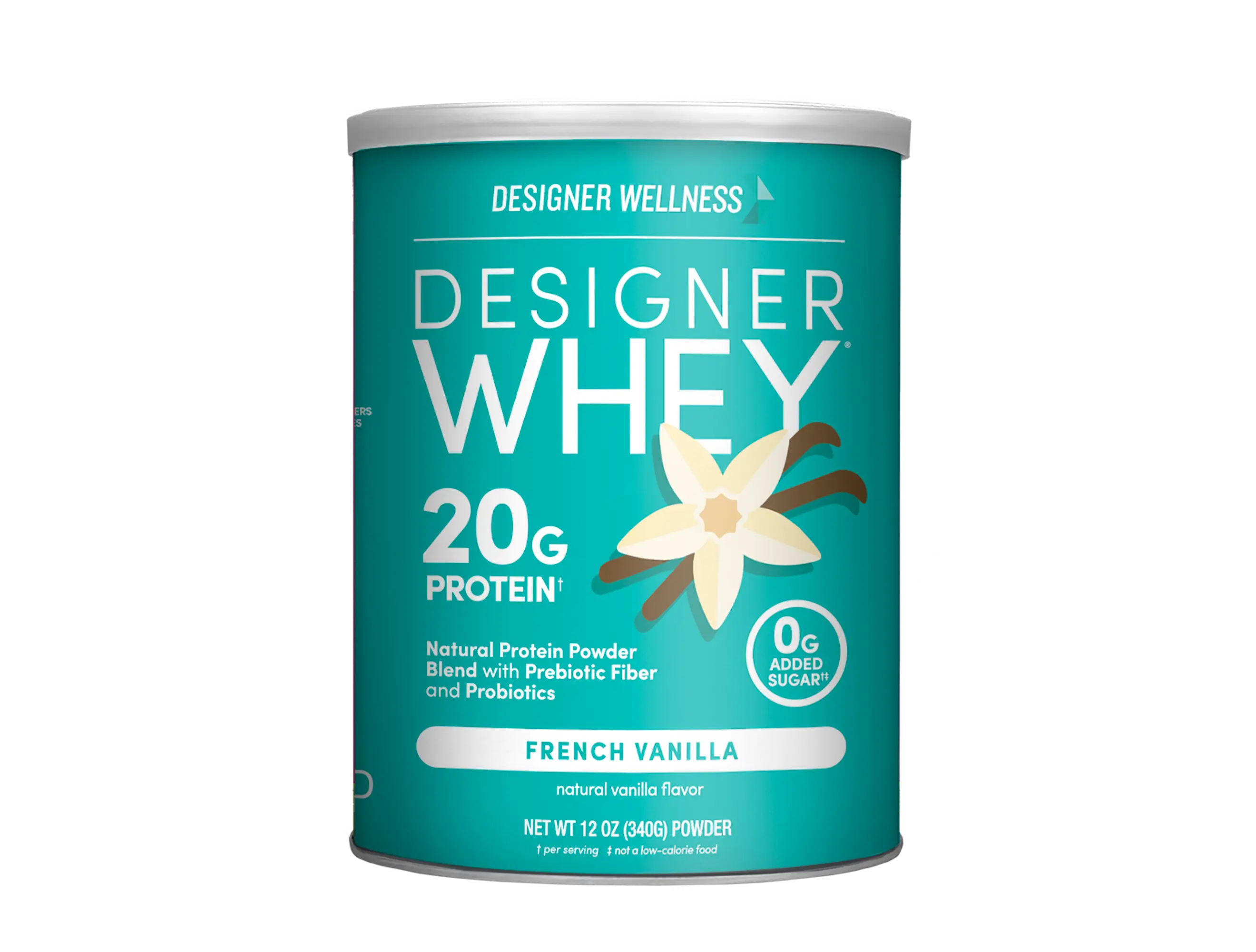 Vanilla Designer Whey 12 oz : 100% Whey Protein Powder- Designer Protein ®