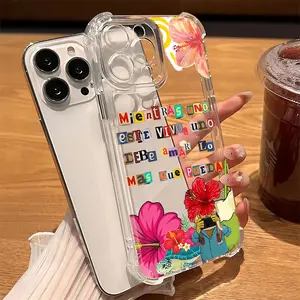Hot Singer B-bad bunnyS Creative  (2) Phone Case Suitable for iPhone 17 16e 16 15 14 13 12 11 Mini Pro Max Air X XR XSMAX 8 7 Plus Anti Fall Transparent Soft Back Cover
