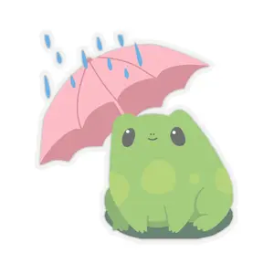 Frog in Rain Sticker
