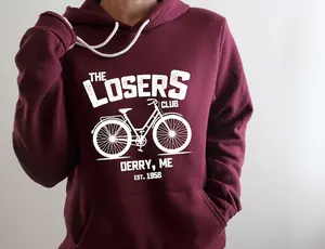 The Losers Club Hoodie, Vintage Bike Hoodie, Stephen King's IT Hoodie, Vintage Clown Sweatshirt, Scary Movies Tee
