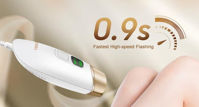 【CLEARANCE SALE】At-Home IPL Hair Removal Device, Permanent Laser Hair Removal Device for Body,Face,Bikini Line,Legs,Armpit,Unlimited Flashes, FDA Cleared IPL device, Comfort,Smoothness,Portable.