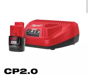 Milwaukee M12 CP2.0 12-Volt Lithium-ion Battery Pack & Charger Starter Kit for Efficient Power Solutions