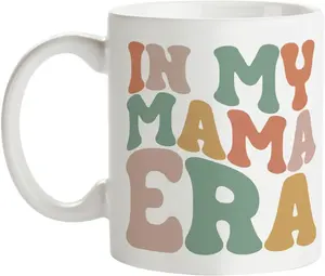 Fatbaby Mom Gifts Coffee Mug, Mothers Day Gifts For New Mom Pregnant Expecting Mama To Be, In My Mama Era Tea Cup 11oz