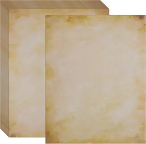 80 Sheets Vintage Paper, 8.5" x 11" Letter Size Paper Antique for Writing