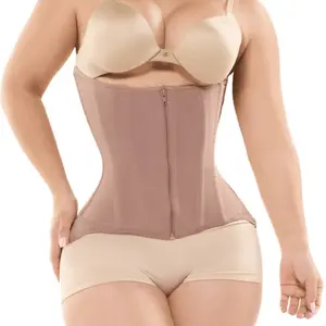 Fajas Salomé 7011-CCB Colombian Waist Cincher | High Back Tummy Control