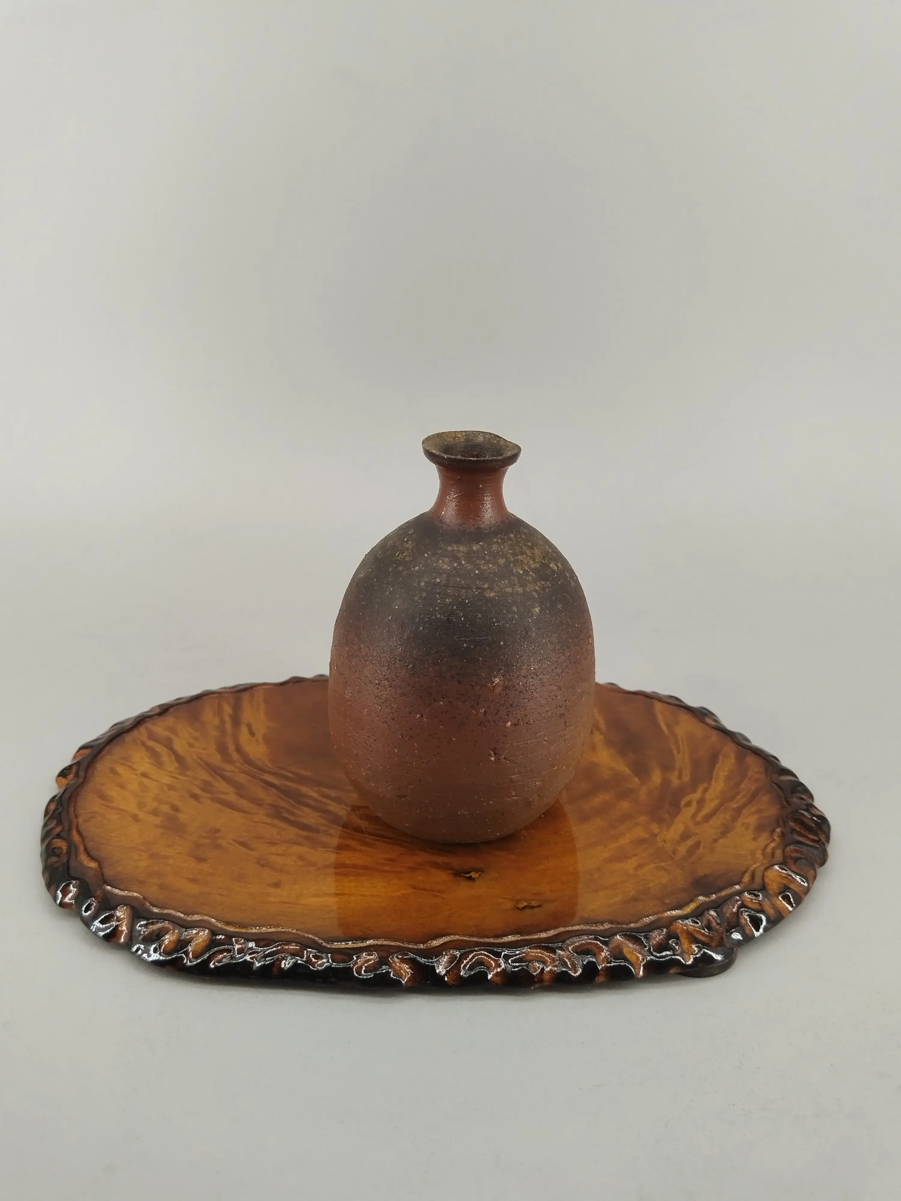 Bizen Ware Tokkuri Flower Vase