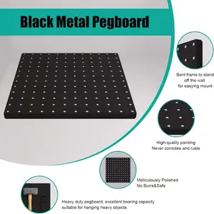D ProTool Hub Black perforated board
