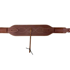 HR 6" Doubled & Stitched Heavy Oiled Flank Cinch w/Billets