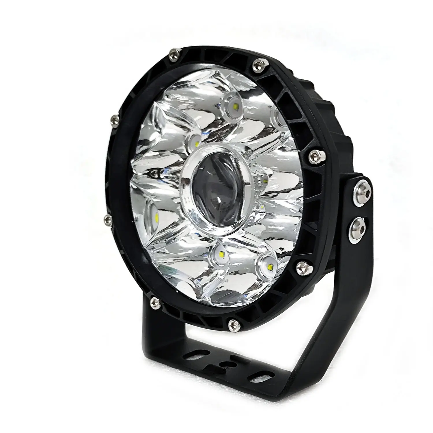 5 Inch Aluminum Off-Road LED Work Light - 45W, Mountable Spotflood Combo Beam Driving Lamp with Illumination for SUV, Truck