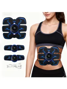 Portable USB charging wireless EMS abdominal trainer: One-stop solution for full-body training. Suitable for both traveling and at-home workouts anytime, anywhere.