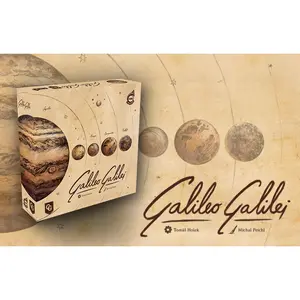 Capstone Games Galileo Galilei | Euro-Style Astronomy Strategy Board Game | Educational Space Exploration Game for 1-4 Players | Historical Scientific Game for Ages 14+ | 90 Minutes Playtime