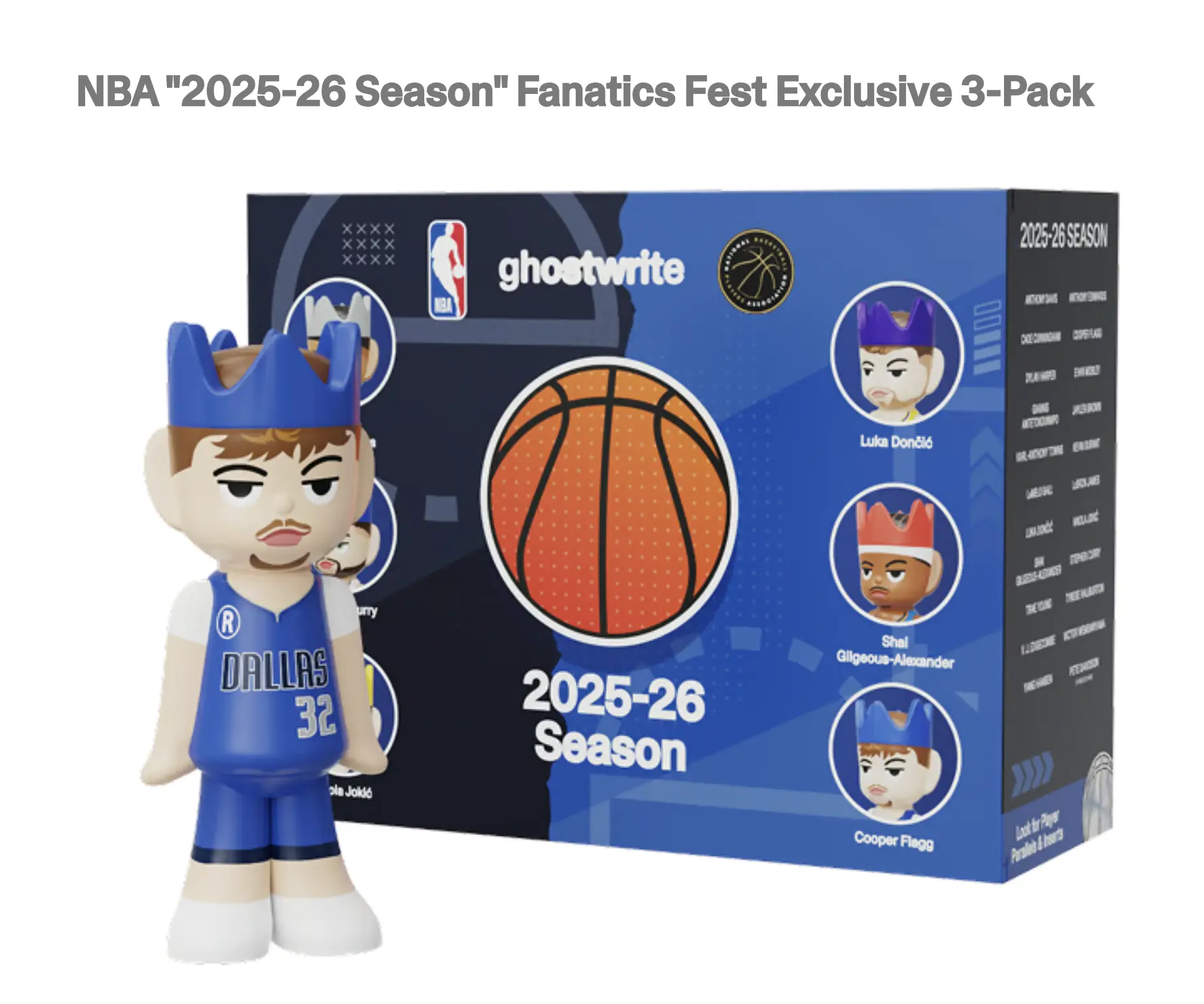 Pick Your Player Break - (20) Ghostwrite NBA Exclusive 3 Pack Boxes