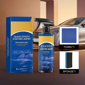 Car Coating Agent, Car Paint Surface Protection Coat Maintenance Gloss Renewal Coating Vehicle Care Spray, Auto Detailing Essentials