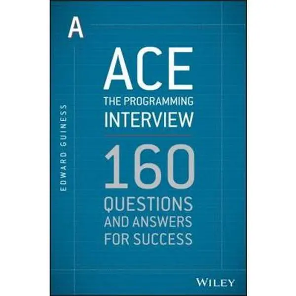 USED Book - Ace the Programming Interview: 160 Questions and Answers for Success by Guiness, Edward (Paperback) - english