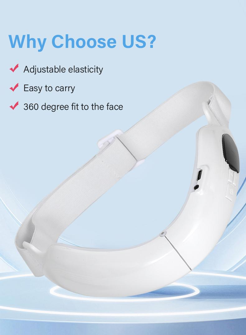 Electric V-Face Machine Double Chin Device with 7 Modes and 9 Gear Adjustable Intensities - Intelligent Double Chin Machine Face Lift Device for Face Lifting and Facial Sculpting