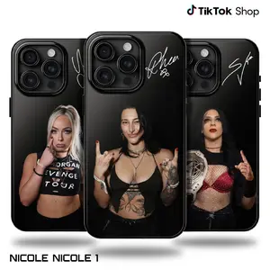 WWE Female Wrestler Iconic Signature Phone Case, Legendary Wrestler Collection, Iconic Woman Wrestling Star Black Phone Cover, Gifts For American Professional Wrestling, 17 Air Pro Max