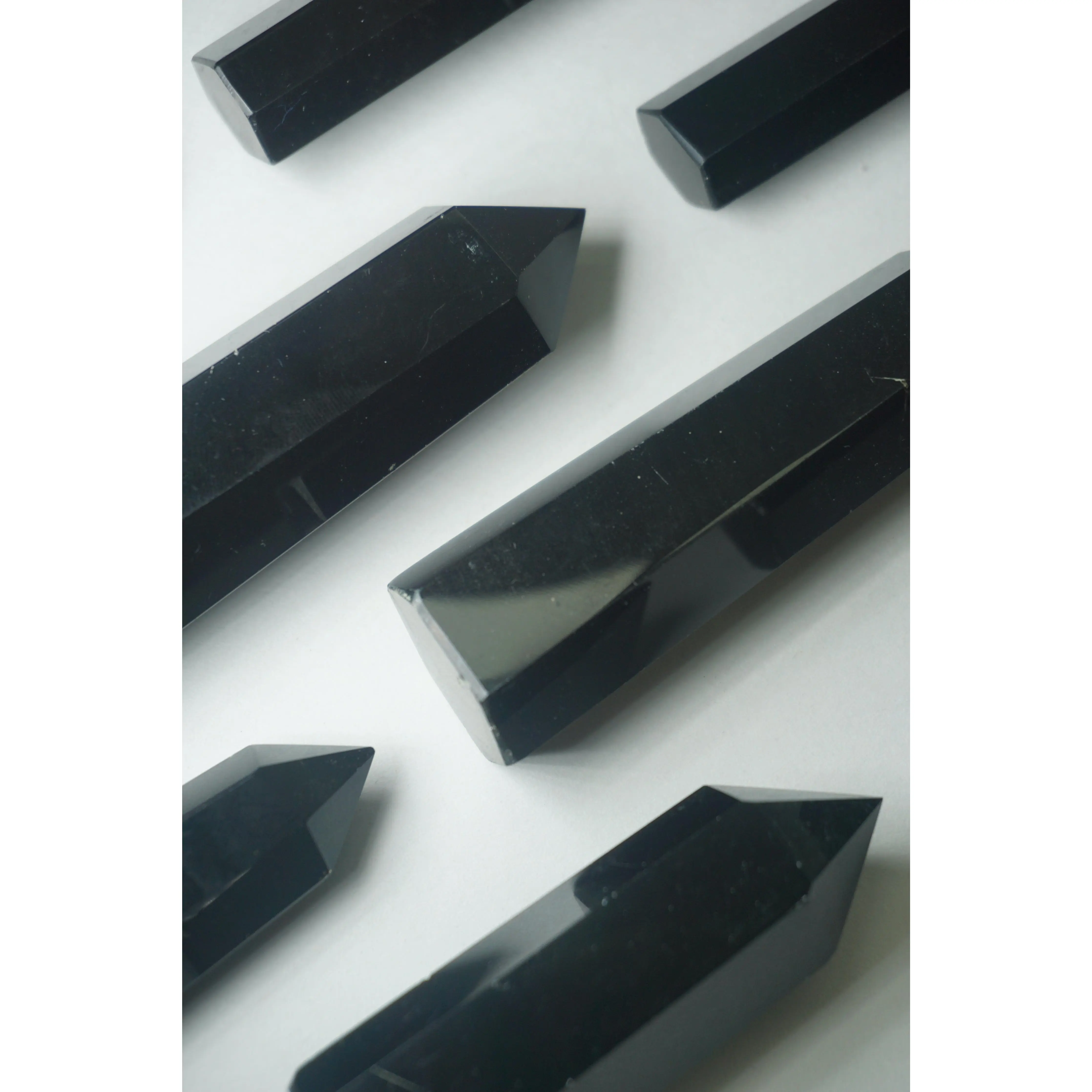 black obsidian crystal tower