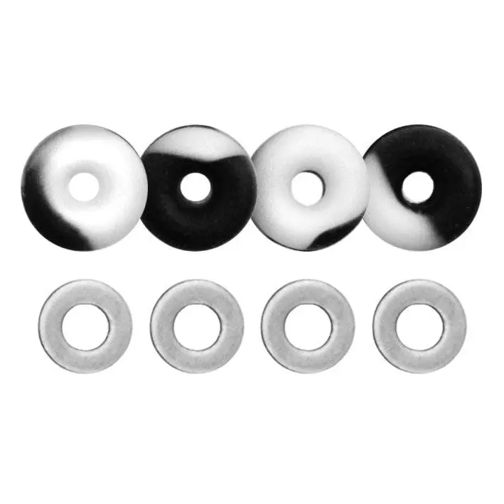 O-Ring Bushings Pro Duro Series - Multiple Durometers - Black & White Swirl