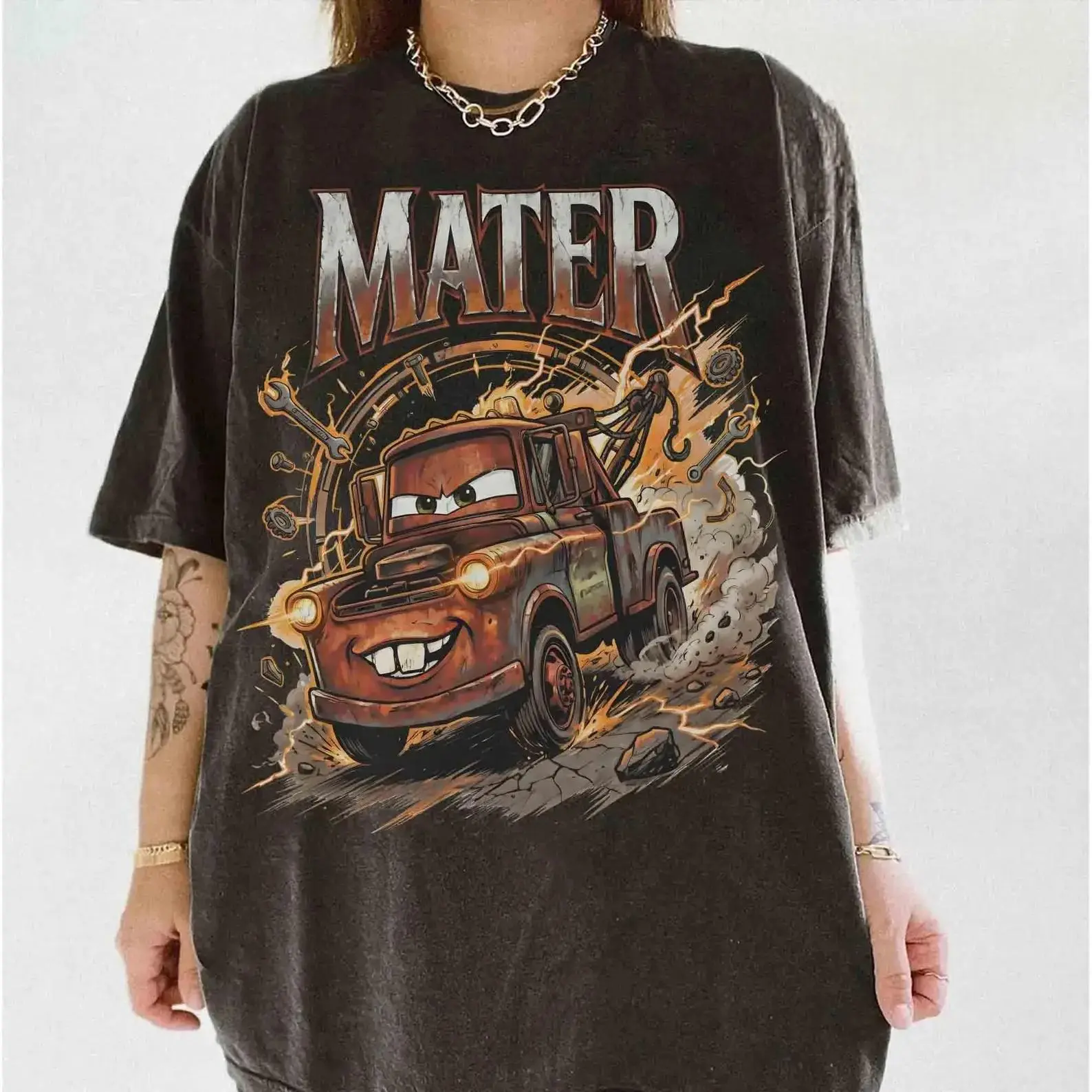 Youth & Adults  Vintage Tow Mater Shirt, Radiator Springs WDW Cars Tee, WDW Family Trip Graphic T-Shirt Gift