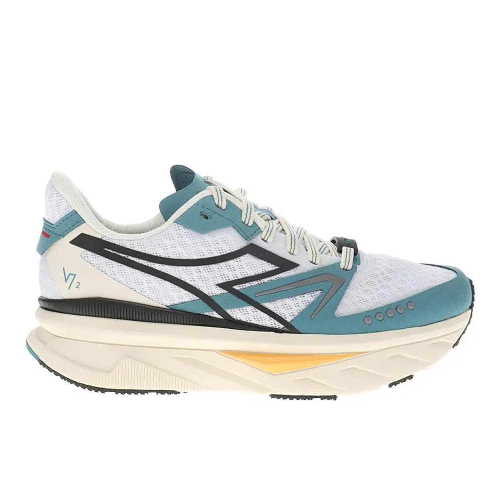 diadora Mens Atomo V7000-2 Running Sneakers Shoes - Blue, White