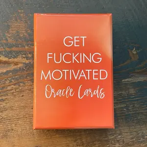 Get *ucking Motivated Oracle Deck and Guidebook - Collector’s Item
