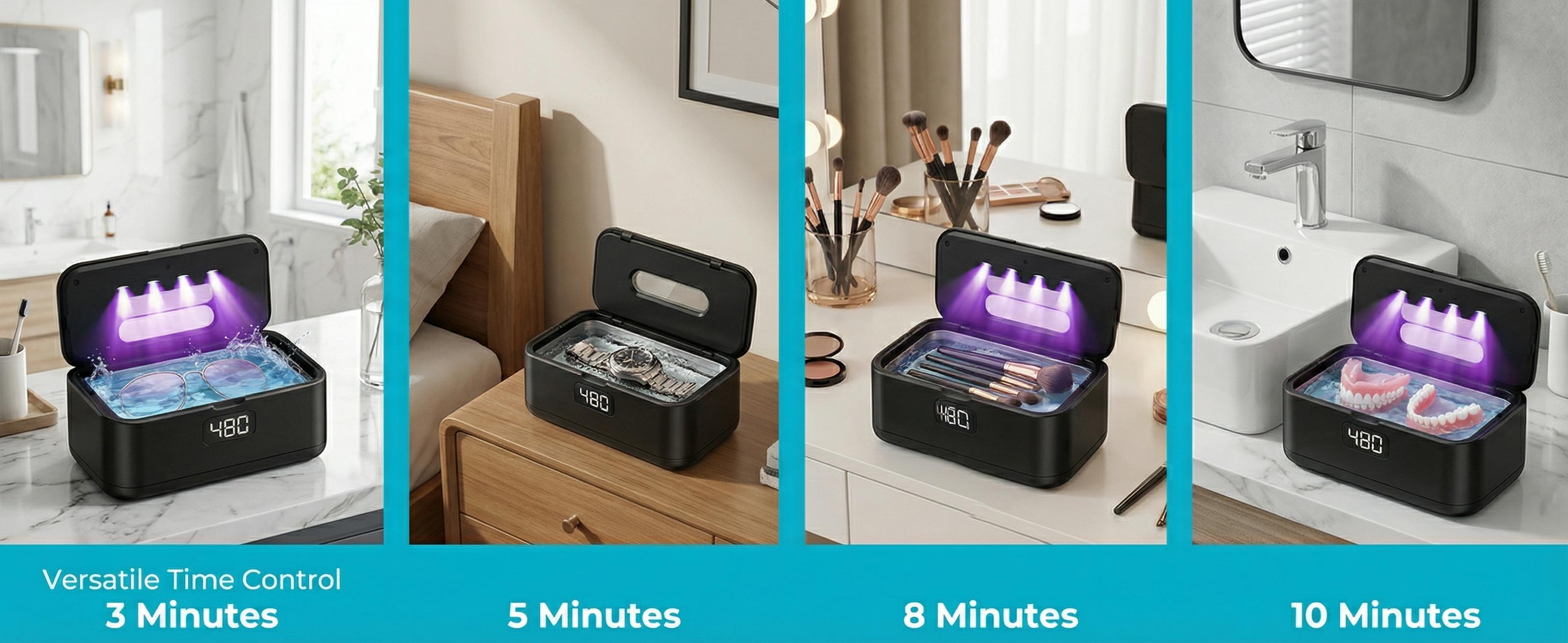 Ultrasonic Cleaner,Ultrasonic Jewelry Cleaner for Diamond Ring, Silver, Gold, Earrings, Necklaces, Glasses, Denture, Retainer, Cpap, Coins, Mouthguard, Razors Ultrasonic Cleaner,Ultrasonic Jewelry Cleaner for Diamond Ring, Silver, Gold, Earrings, Necklaces, Glasses, Denture, Retainer, Cpap, Coins, Mouthguard, Razors