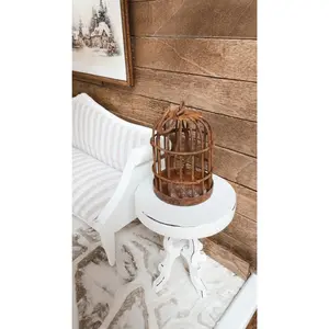 Rusty Birdcage Decor