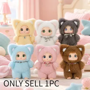 Cute Fox Plush Doll Series, Adorable Vinyl Plush Gift for Fans and Collectors, Fun Collection Toy for Kids and Adults
